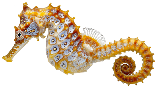 The enchanting seahorse, a closeup look at its unique features and graceful movement in the ocean's depths.