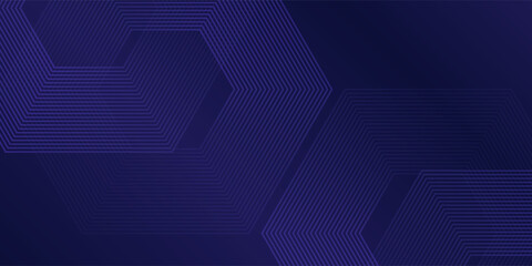 Modern gradient lines hexagon pattern. Futuristic technology concept abstract modern