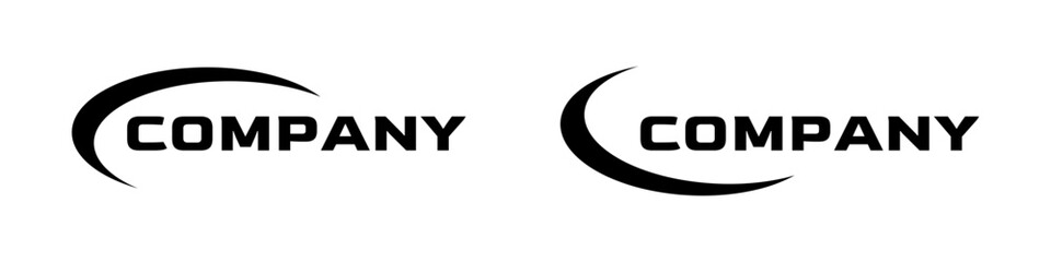 generic circle logo design, editable icon, generic icon for your company
