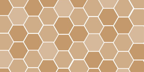 Hexagonal porcelain tile with textured terracotta patchwork, Elegant futuristic tech vector Modern Abstract Honeycomb Mosaic Pattern on White Background for Contemporary Design Projects