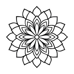 Simple mandala design,Mandala Art Design Circle Simple Mandala,Mandala art design in circle 