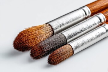 Fototapeta premium Close-up of paintbrushes