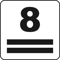 Instructor maximum 8 stacked icon