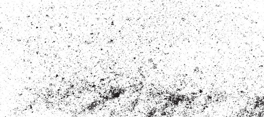 Abstract grunge texture effect, scratch and dust particle grain on white grunge dust texture design with black overlay on clean white background perfect for photography effects classic posters  