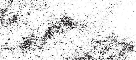 Dirt overlay or screen effect use for grunge and grunge dust overlay background with black textured design on white canvas suitable for creative editing projects  