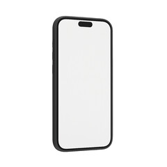 3D Smartphone Mockp Blank Screen Transparent
