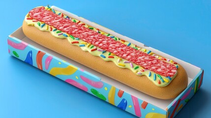 Novelty Food: Salami Dessert, Sprinkles, Unusual Treat