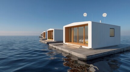 Floating Homes, Sustainable Living, Modern Architecture, Waterfront