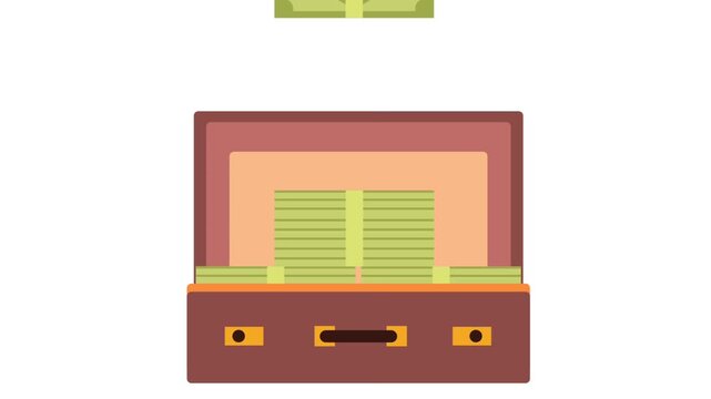 Money in the suitcase