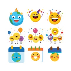 Vector silhouette emoji bundle with a mix of popular expressions! Celebrate World Emoji Day with this bold, clean, and versatile pack suitable for all design needs.

