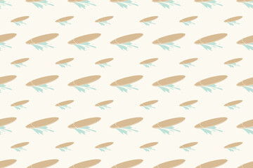 Fototapeta premium Surf board and sea splash pattern background