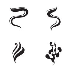 Obraz premium Smoke Vector Icon Design Illustration