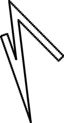 Pixel line creative design digital. Element 8 bit retro