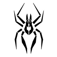 spider on a white background