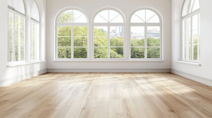 Obraz premium A carefully composed 3D empty room for product photography, emphasizing visual impact and providing ample space for marketing messages