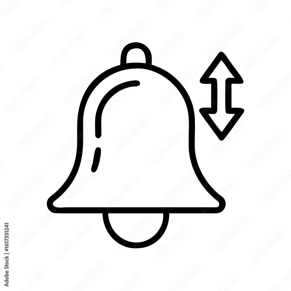 Aufkleber notification arrow vector icon for ui alerts and digital notification indicators, notification arrow