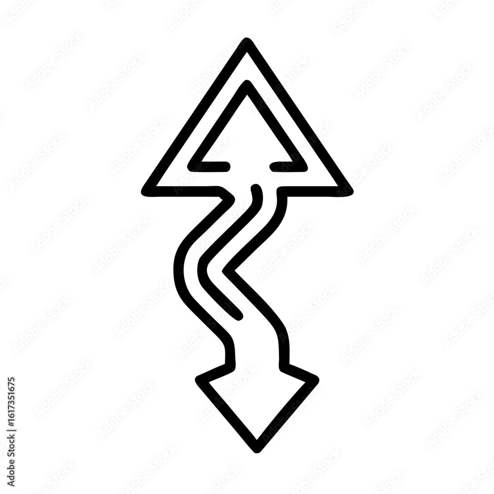 Aufkleber scroll up arrow vector icon for web page navigation and ui design, scroll up arrow vector icon, upwa