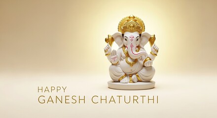 illustration of Lord Ganpati for Ganesh Chaturthi festival of India, Ganesh chaturthi for greeting,card, poster background.