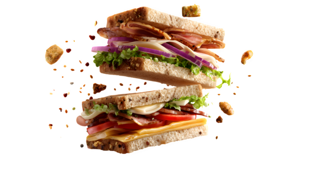 ham and cheese sandwich