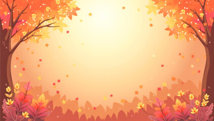 abstract vector autumn background