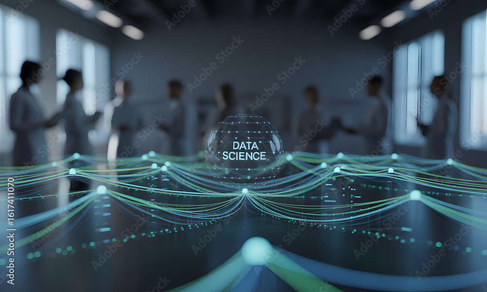 Poster data science innovation: collaborative research with digital network visualization