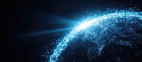 Digital representation of the Earth's continents