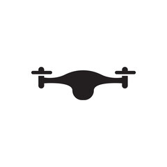 simple drone logo icon design