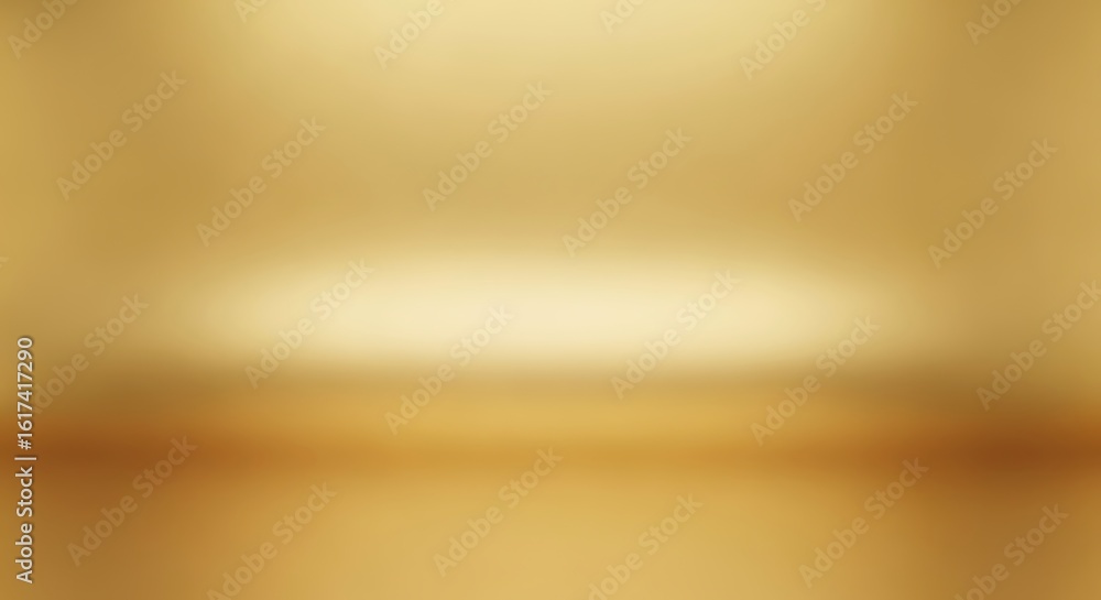 Aufkleber abstract golden gradient background with blurred light and shadow creating a soft luxurious look