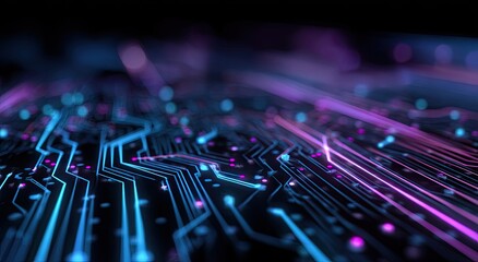Abstract circuit board design (3)