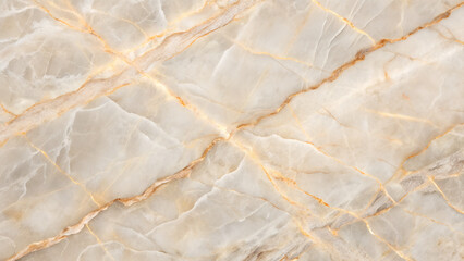 Obraz premium Beige and Gold Marble Texture with Veins on transparent background on white background