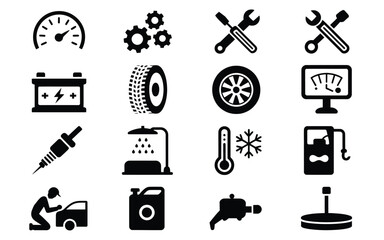 Automotive icon set