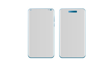 Mobile phone png overlay mockup. Three types of mobile phone frames.