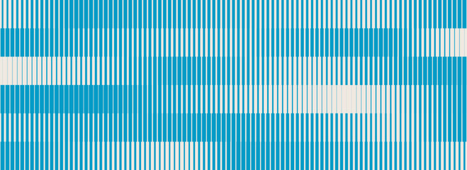 Blue and beige striped halftone gradient texture. Fading line gradation background. Repeating strip pattern backdrop. Parallel lines wallpaper. Vector halfton patern overlay. Doppler effect concept