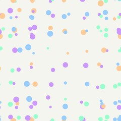 seamless pattern with colorful circles