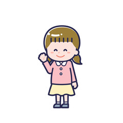 私服のこども／ななめ／女の子 10