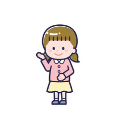 私服のこども／ななめ／女の子 18