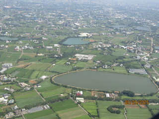 Aerial view of the city