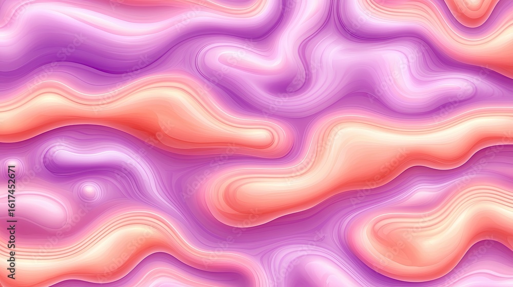 Poster abstract pattern of flowing colors.