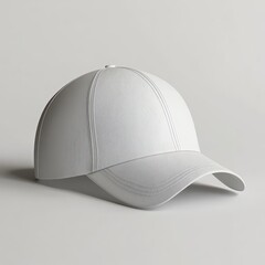 White baseball cap mockup.
