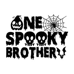 One Spooky Family Svg Design