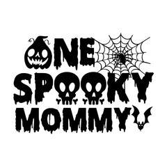 One Spooky Family Svg Design