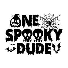 One Spooky Family Svg Design
