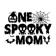 One Spooky Family Svg Design