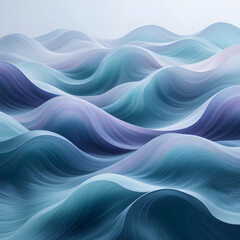 abstract blue waves background