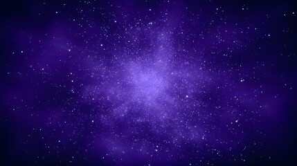 Obraz premium A vibrant, cosmic display of deep purple space.