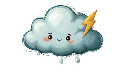 Obraz premium blue bird and cloud