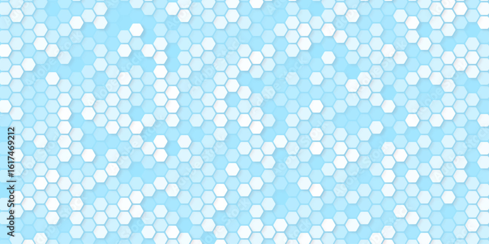 Poster honeycomb pattern with hexagon mesh. texture bee comb grid. hexagon white background. geometric grid