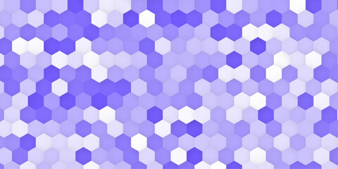 Honeycomb pattern with hexagon mesh. Flat vector illustration isolated on white background.
