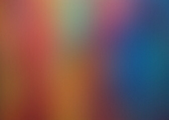 Abstract gradient of warm and cool colors with a soft textured effect
