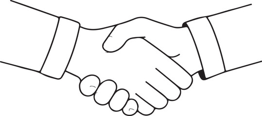 handshake icon vector illustration